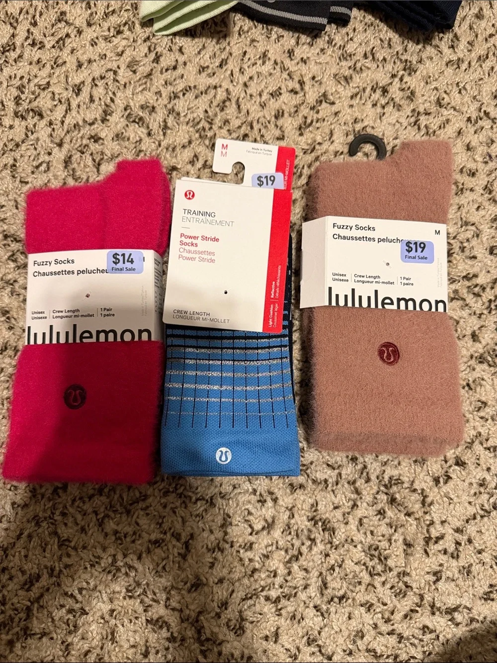 Lululemon woman’s socks set